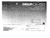 Yamaha KX-55 - Owners Manual 